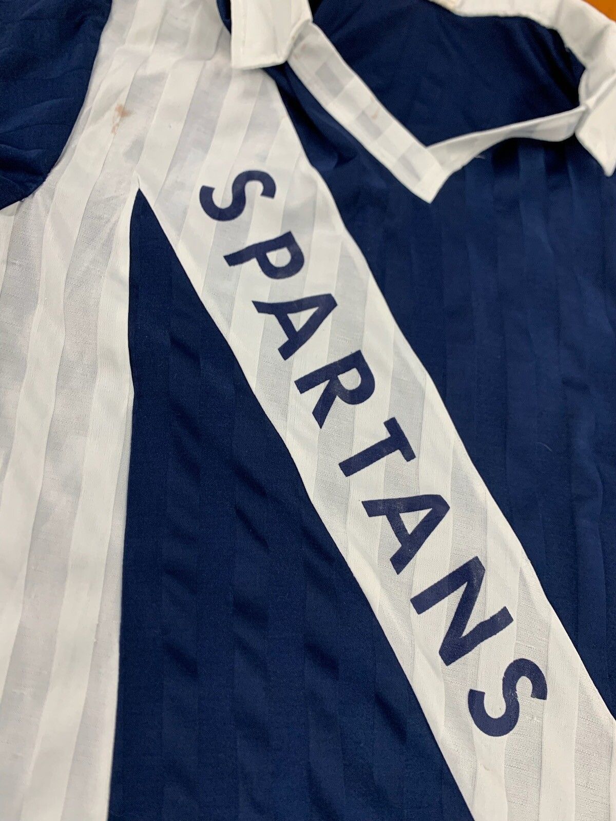 Vintage Vintage Spartans Striped Collared Soccer Jersey Size US S / EU 44-46 / 1 - 3 Thumbnail
