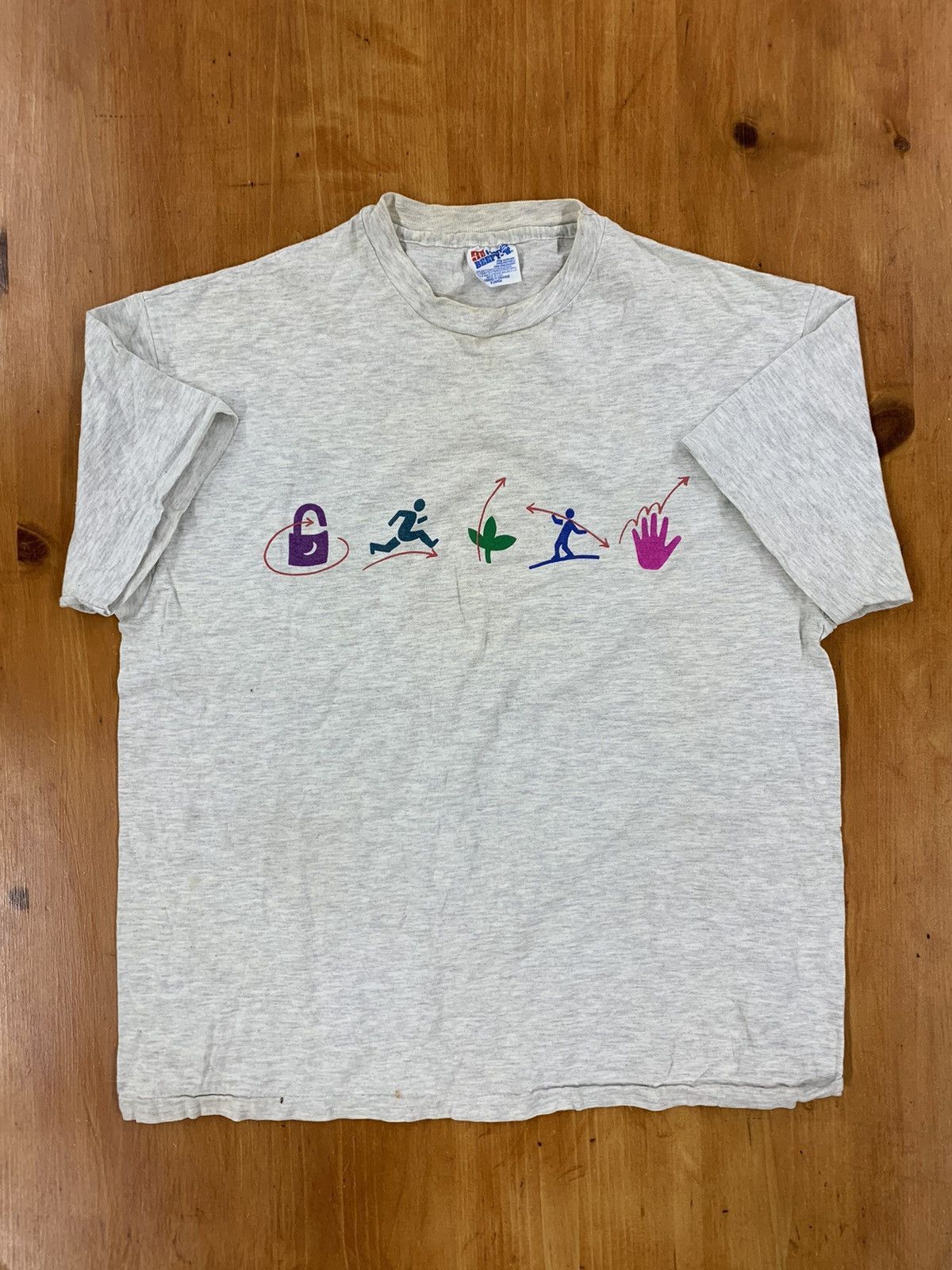 Vintage Vintage Fortis Business Growth Tee Size US XL / EU 56 / 4 - 1 Thumbnail