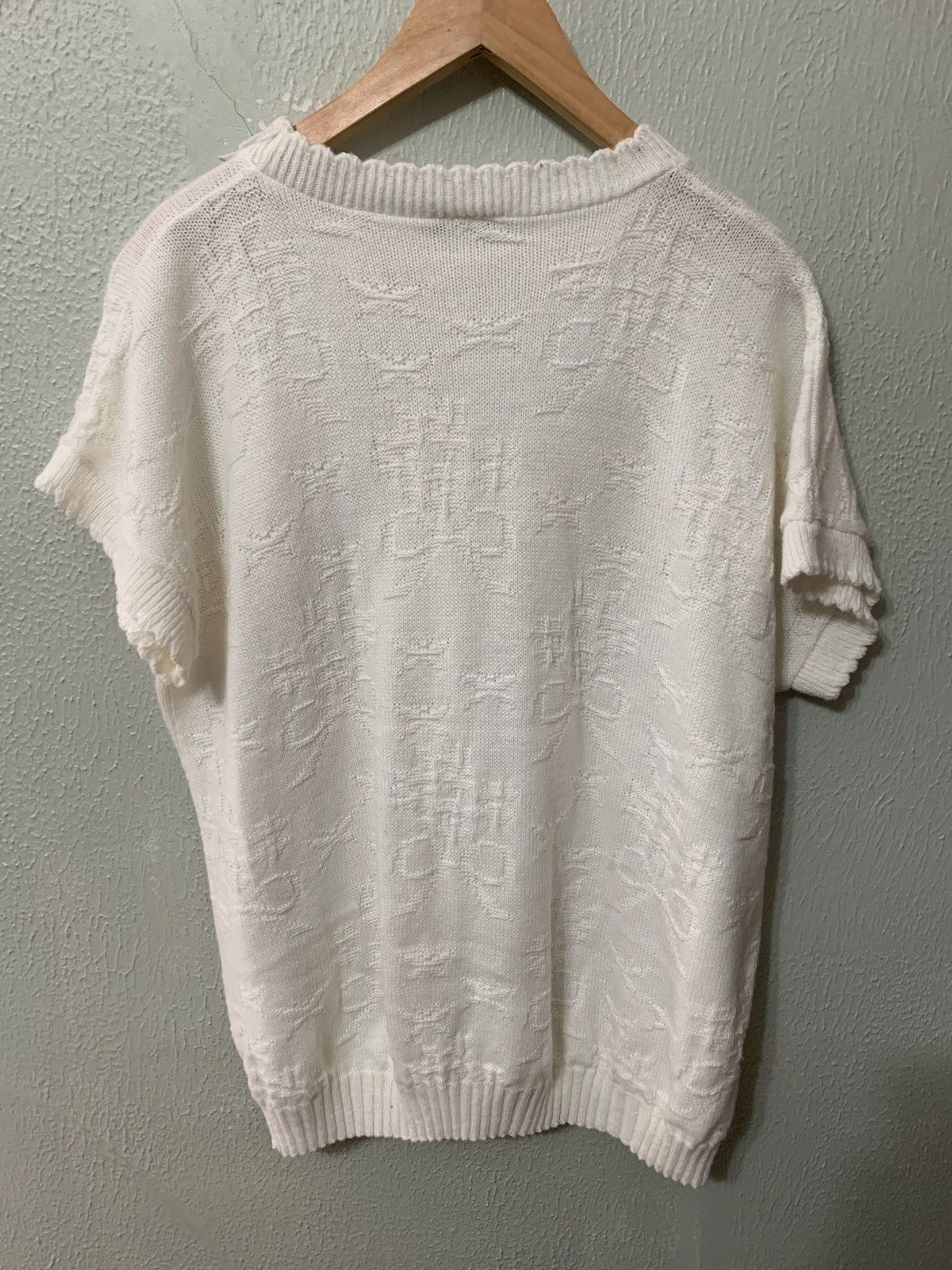 Vintage Vintage Wreath Star Tonal Knit Tee Size US L / EU 52-54 / 3 - 4 Thumbnail