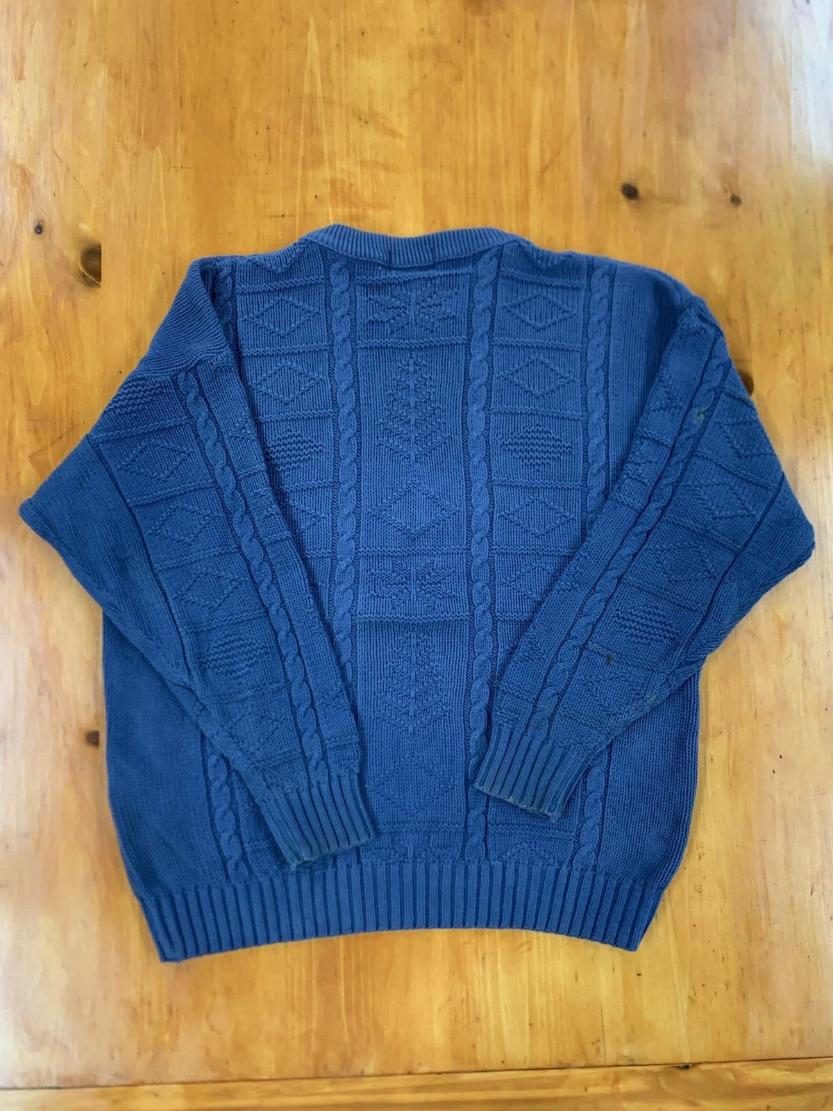 Eddie Bauer Vintage Eddie Bauer Tonal Diamond Knit Sweater Size US M / EU 48-50 / 2 - 3 Thumbnail