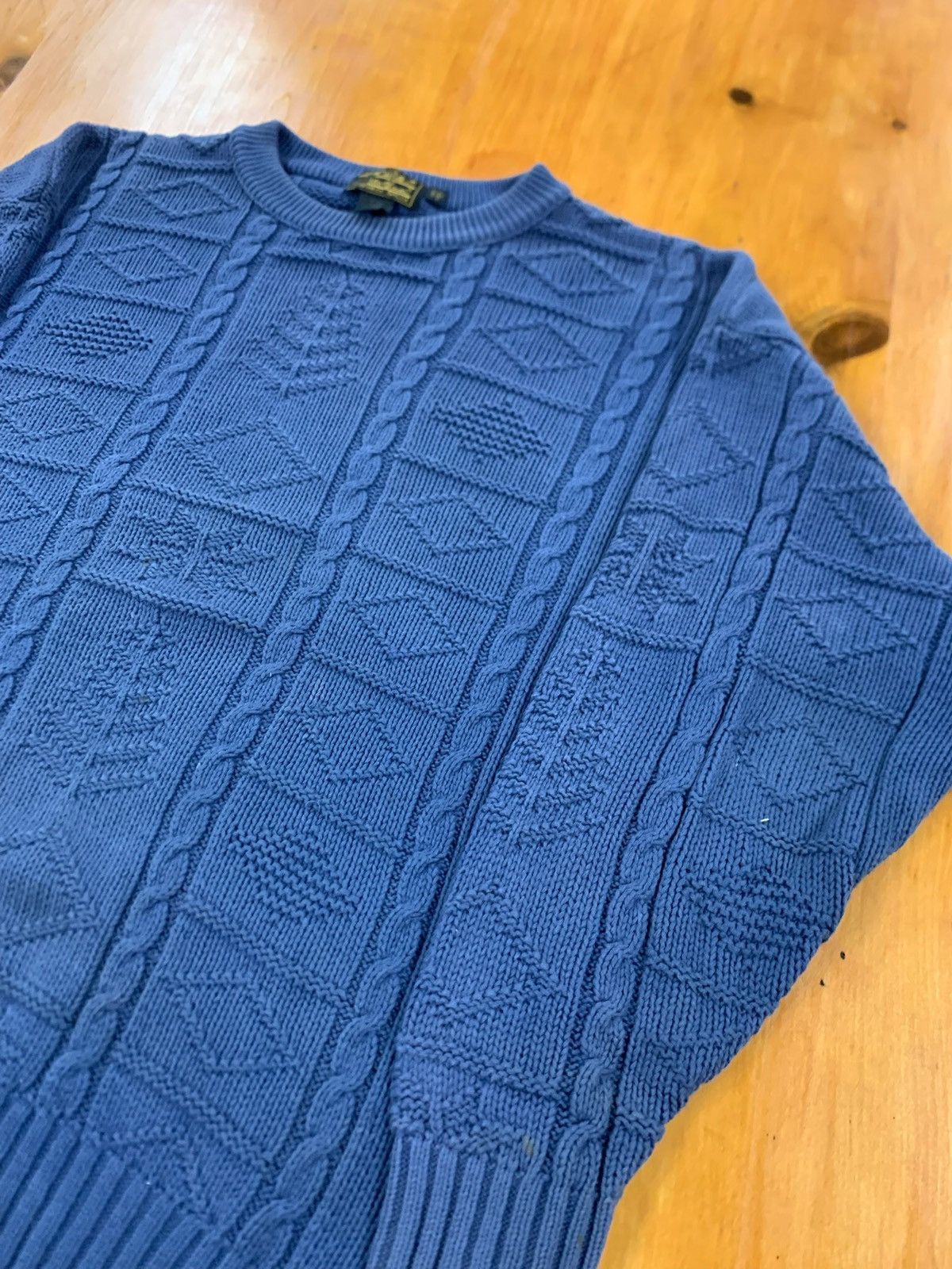 Eddie Bauer Vintage Eddie Bauer Tonal Diamond Knit Sweater Size US M / EU 48-50 / 2 - 5 Thumbnail