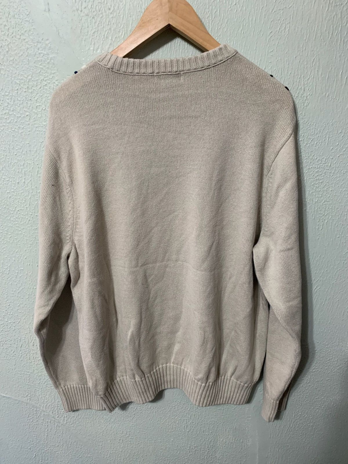 Vintage Vintage Zoom Earth Tone Check Knit Sweater Size US XL / EU 56 / 4 - 2 Thumbnail