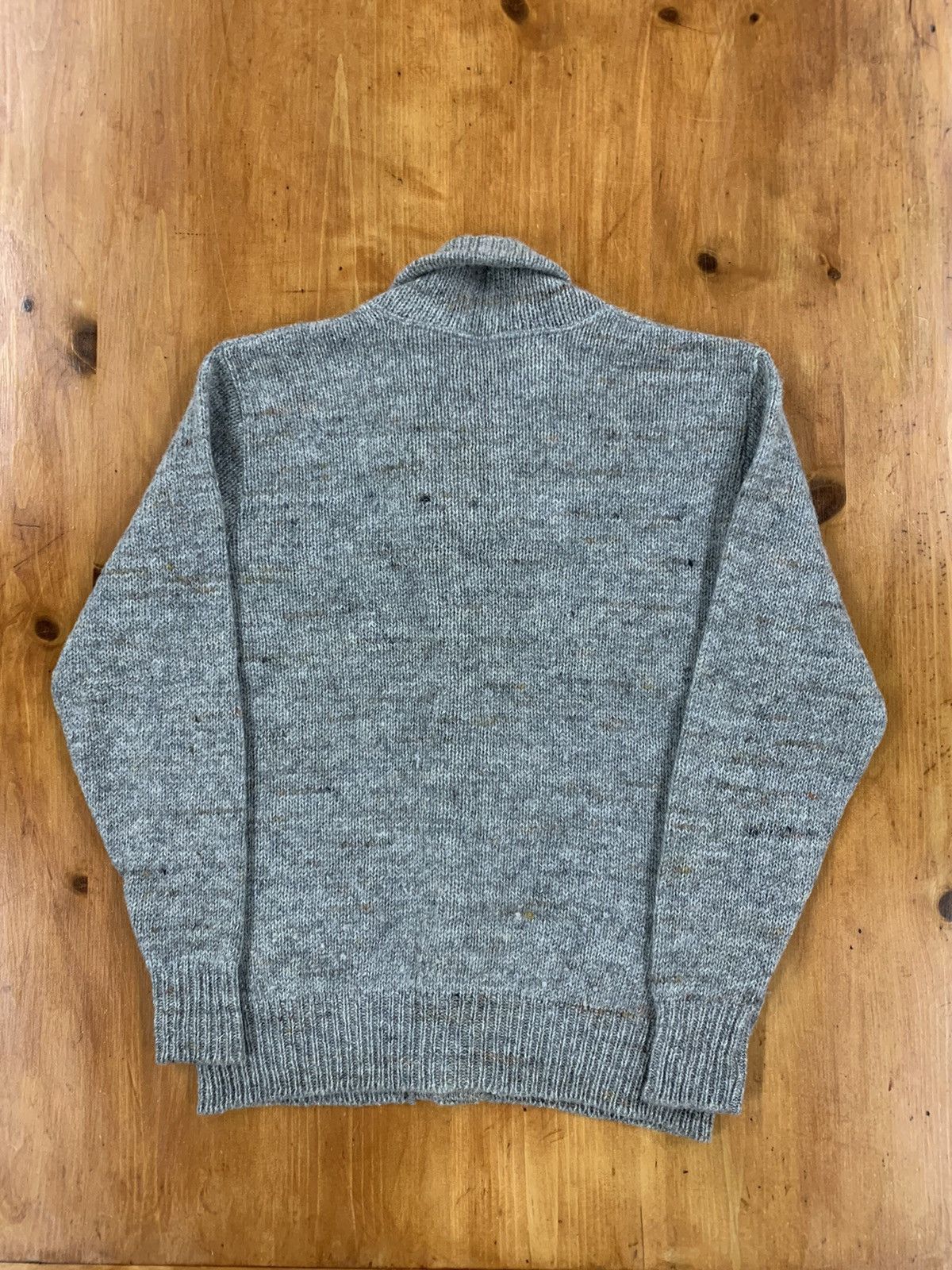 Vintage Vintage Motted Cowlneck Knit Sweater Size US L / EU 52-54 / 3 - 3 Thumbnail