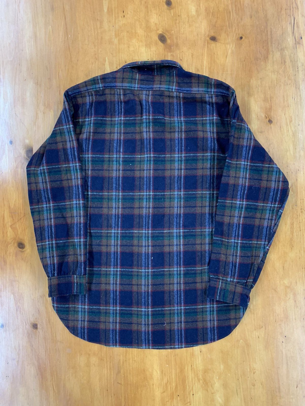 Vintage Vintage Pendleton Brick Plaid Shirt Size US L / EU 52-54 / 3 - 3 Thumbnail