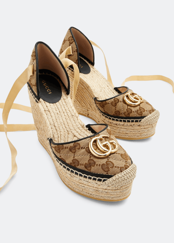 Gucci GG Matelasse Platform Espadrilles SIZE 41.5