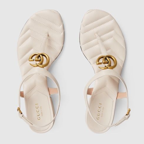 Gucci Gucci Double G Thong Sandals SIZE 40 Size ONE SIZE - 3 Thumbnail