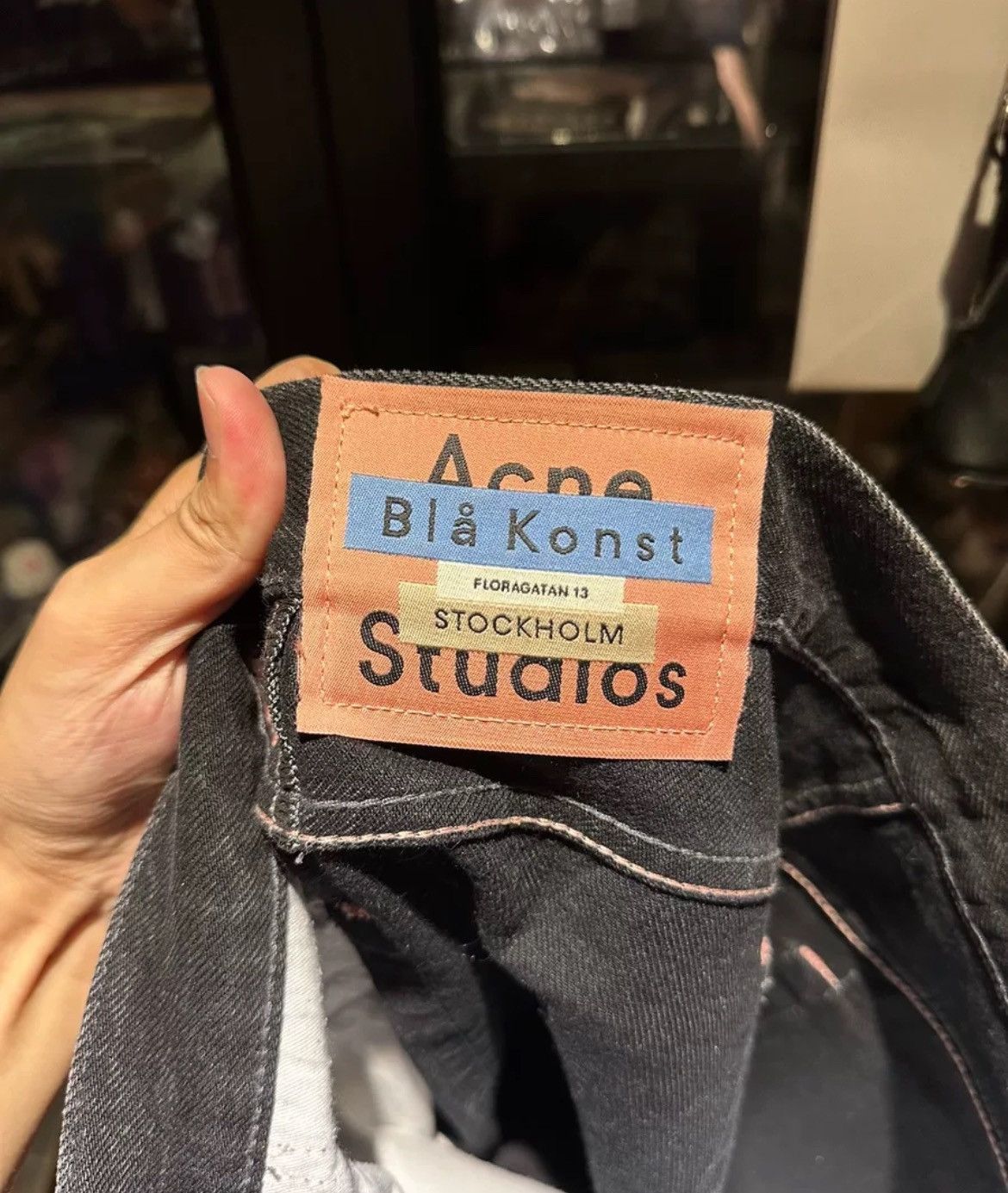 Acne Studios acne studios black 1991 jeans for men - DMC Size US 31 - 5 Thumbnail