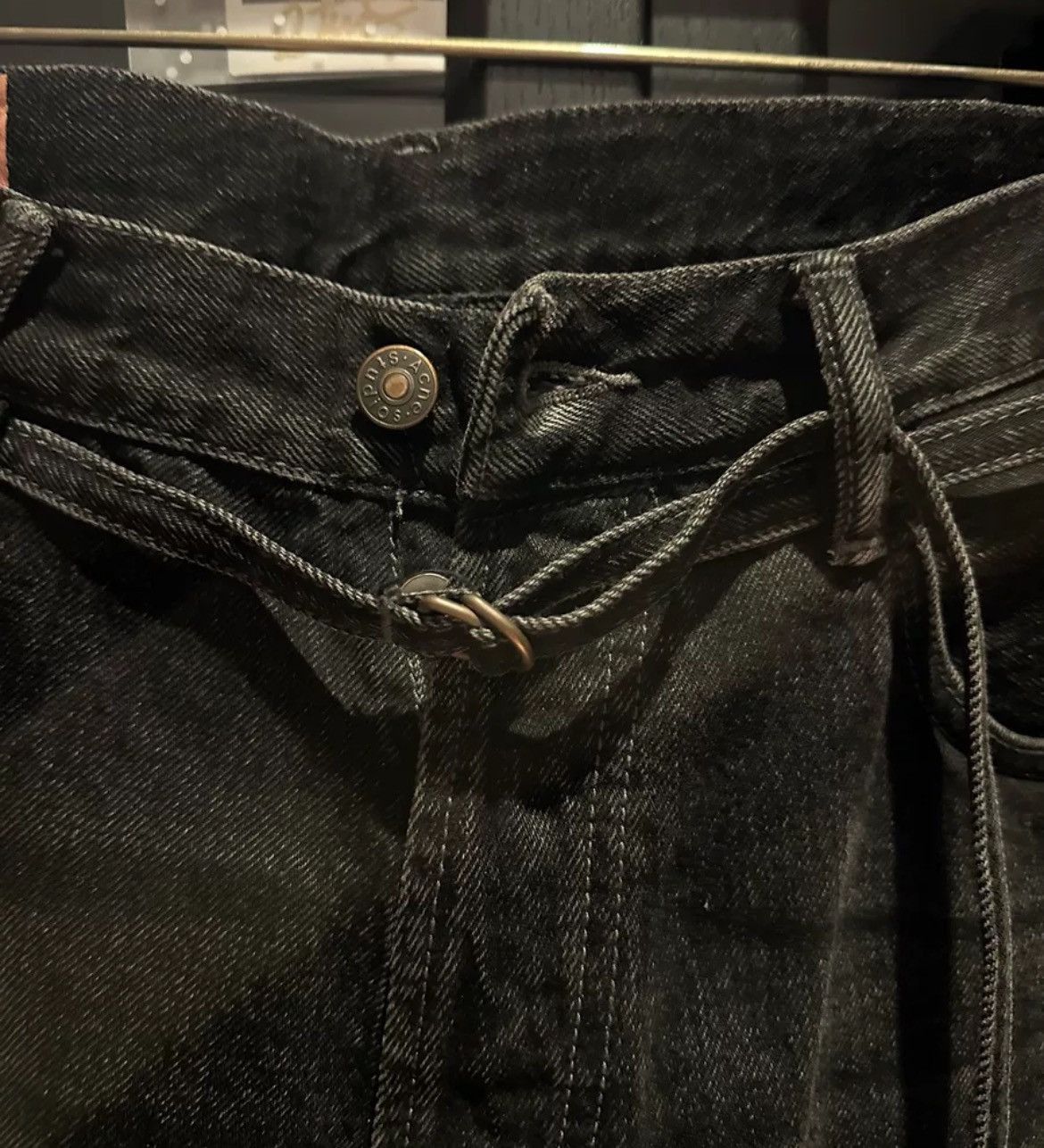 Acne Studios acne studios black 1991 jeans for men - DMC Size US 31 - 3 Thumbnail