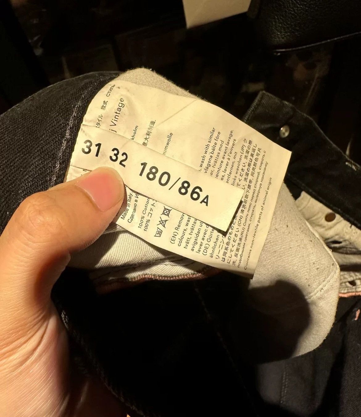 Acne Studios acne studios black 1991 jeans for men - DMC Size US 31 - 6 Thumbnail