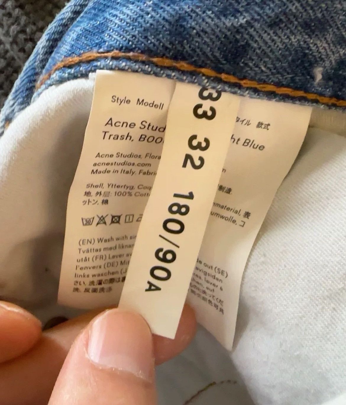 Acne Studios acne studios 2021m1996 jeans - DMC Size US 32 / EU 48 - 3 Thumbnail