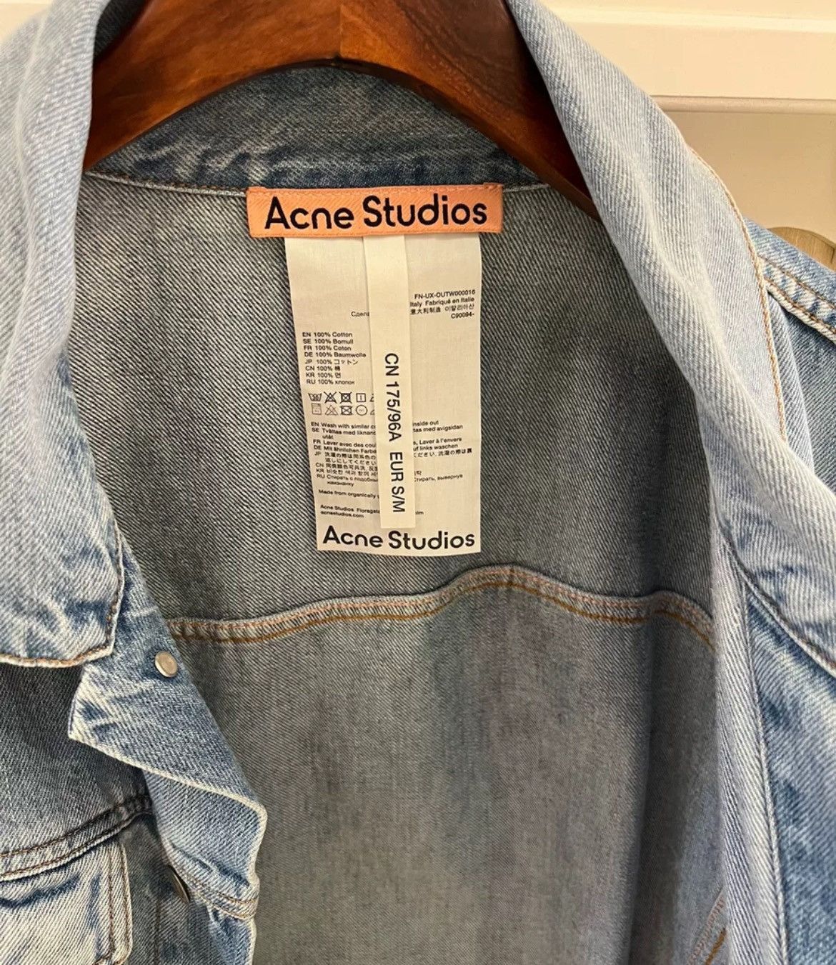Acne Studios Acne Studios casual denim jacket version - DMC Size US S / EU 44-46 / 1 - 4 Thumbnail