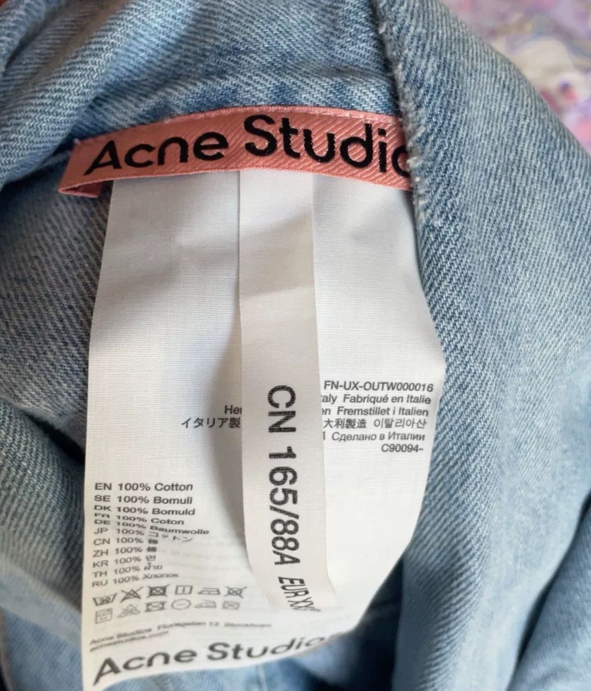 Acne Studios Acne denim jacket - DMC Size US XXS / EU 40 - 2 Thumbnail