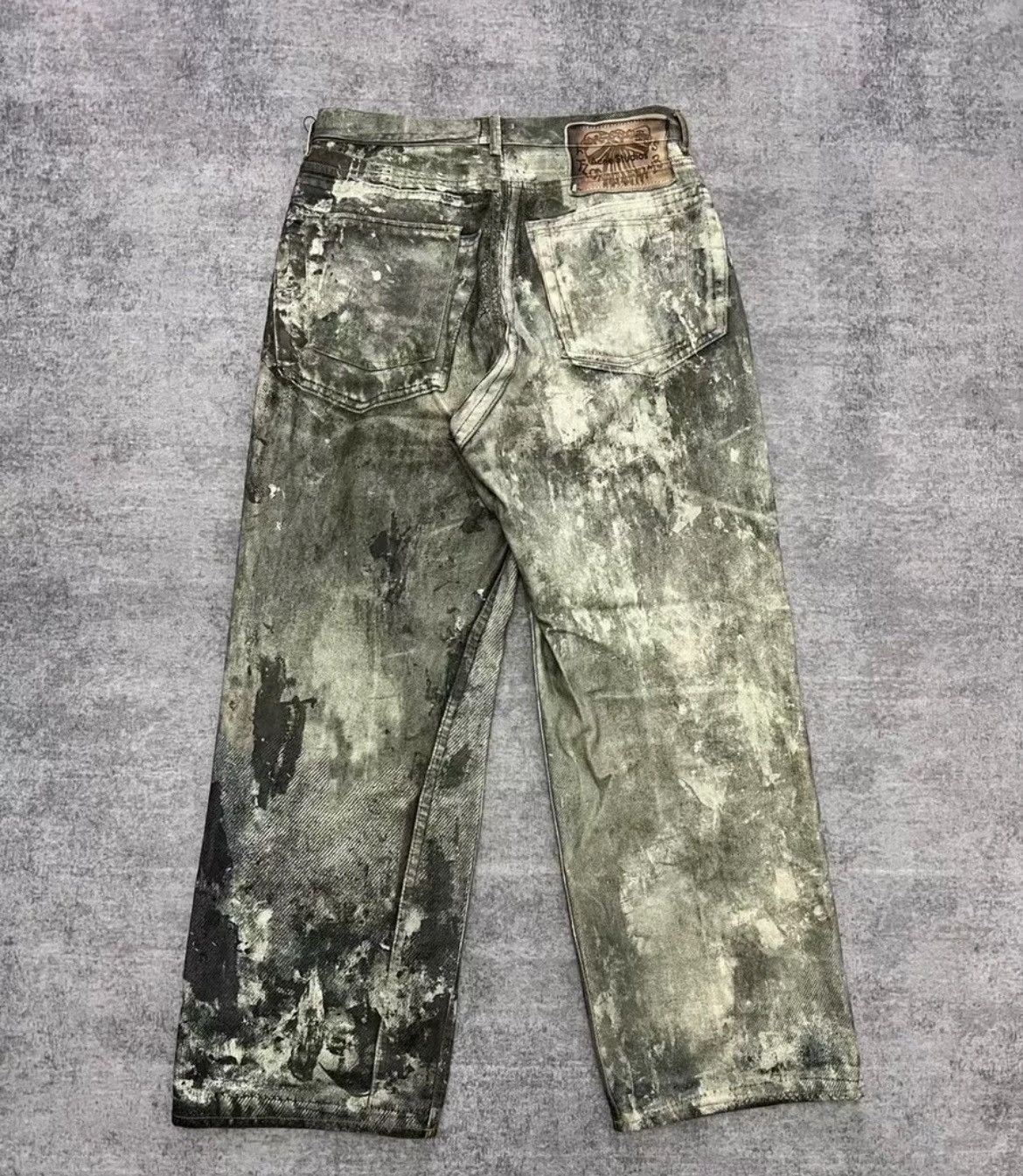 Acne Studios Acne studios splashink printing jeans - DMC Size US 44 / EU 60 - 2 Thumbnail