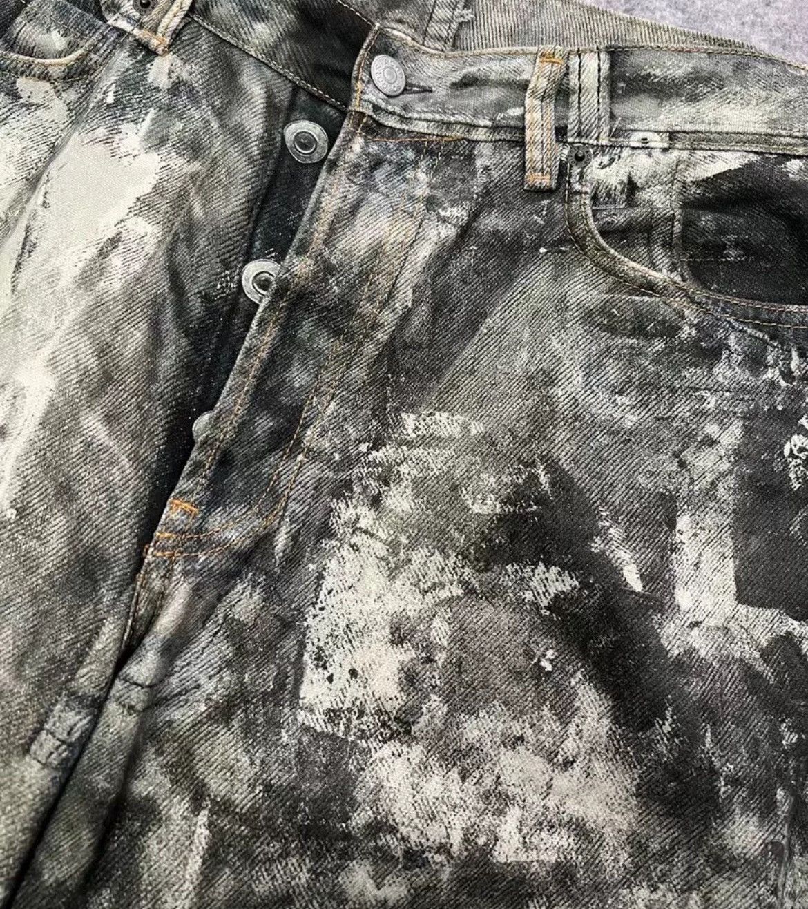 Acne Studios Acne studios splashink printing jeans - DMC Size US 44 / EU 60 - 3 Thumbnail