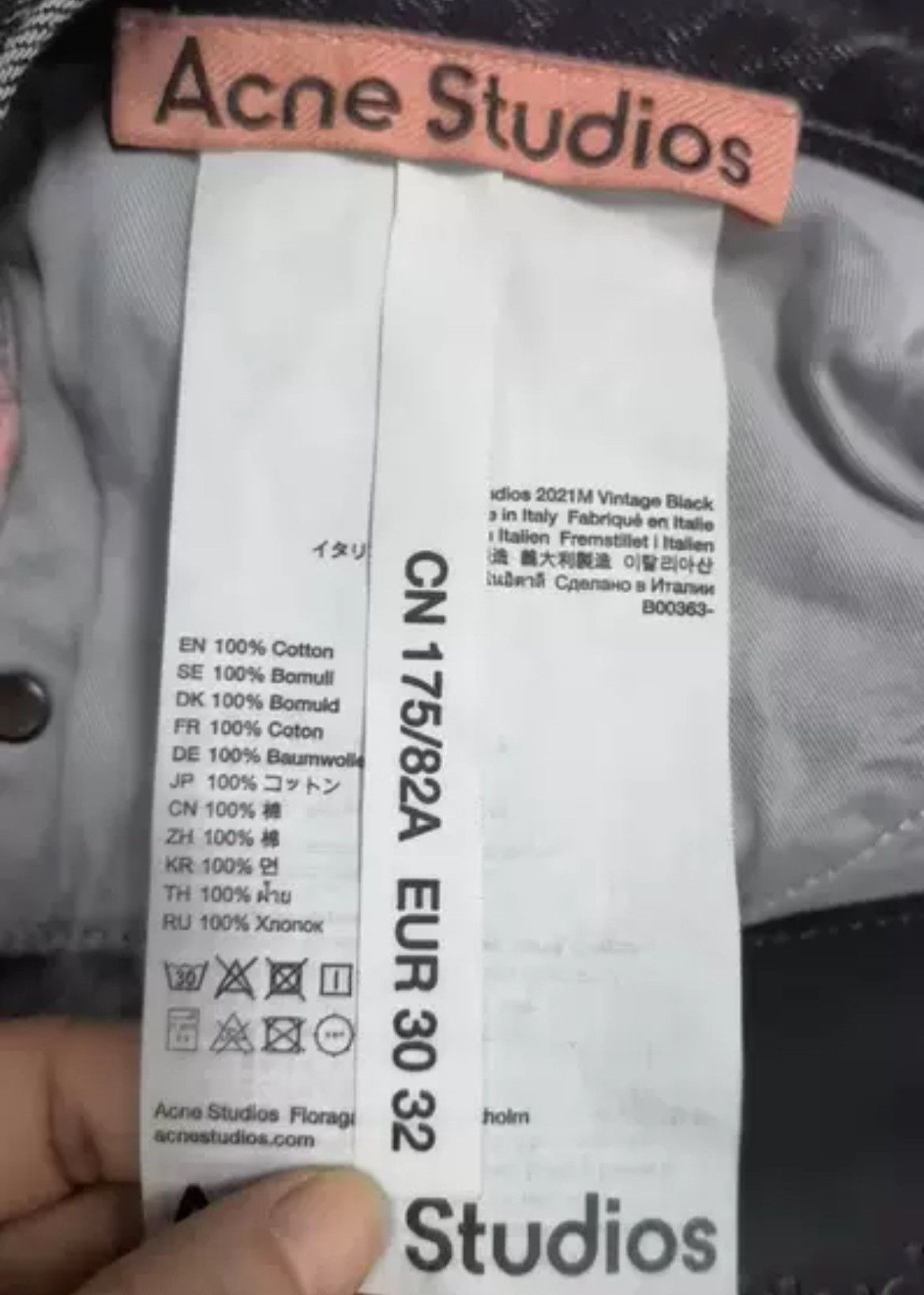 Acne Studios Acne studios 2021m washed black jeans - DMC Size US 30 / EU 46 - 4 Thumbnail