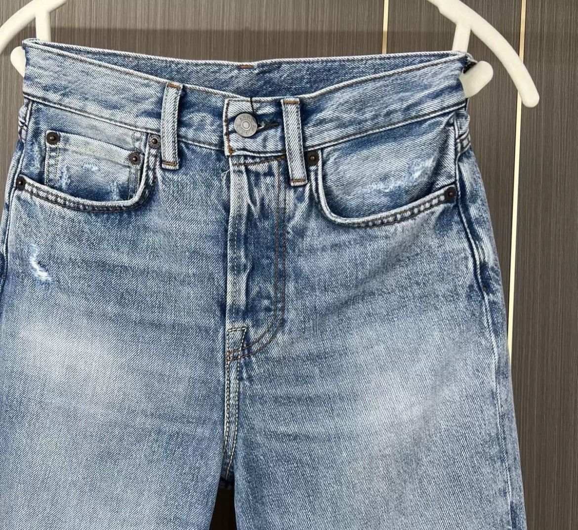 Acne Studios Acne Studios washed leather jeans - DMC Size US 26 / EU 42 - 3 Thumbnail
