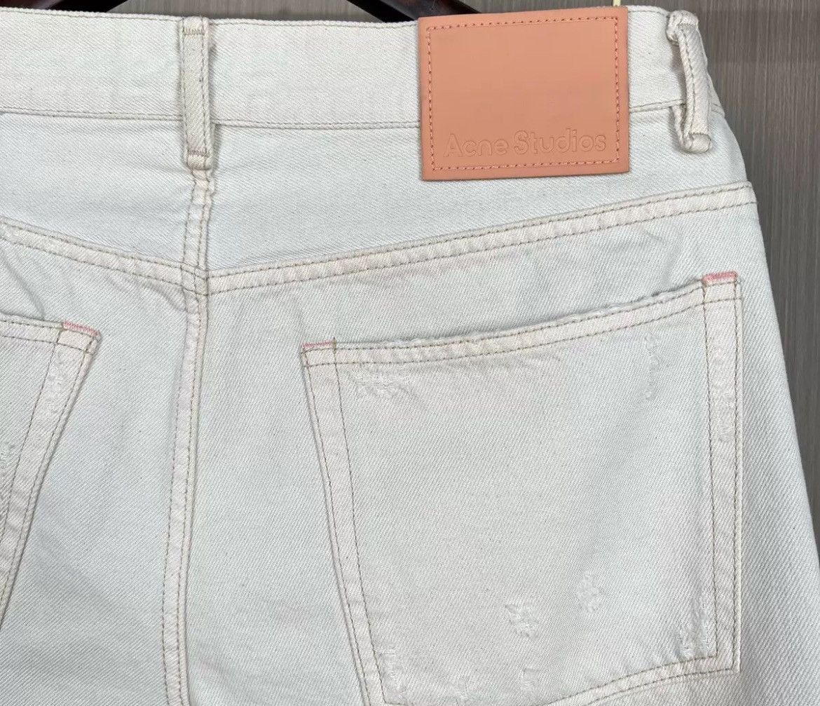 Acne Studios Acne Studios 2021M beige ripped jeans - DMC Size US 31 - 5 Thumbnail