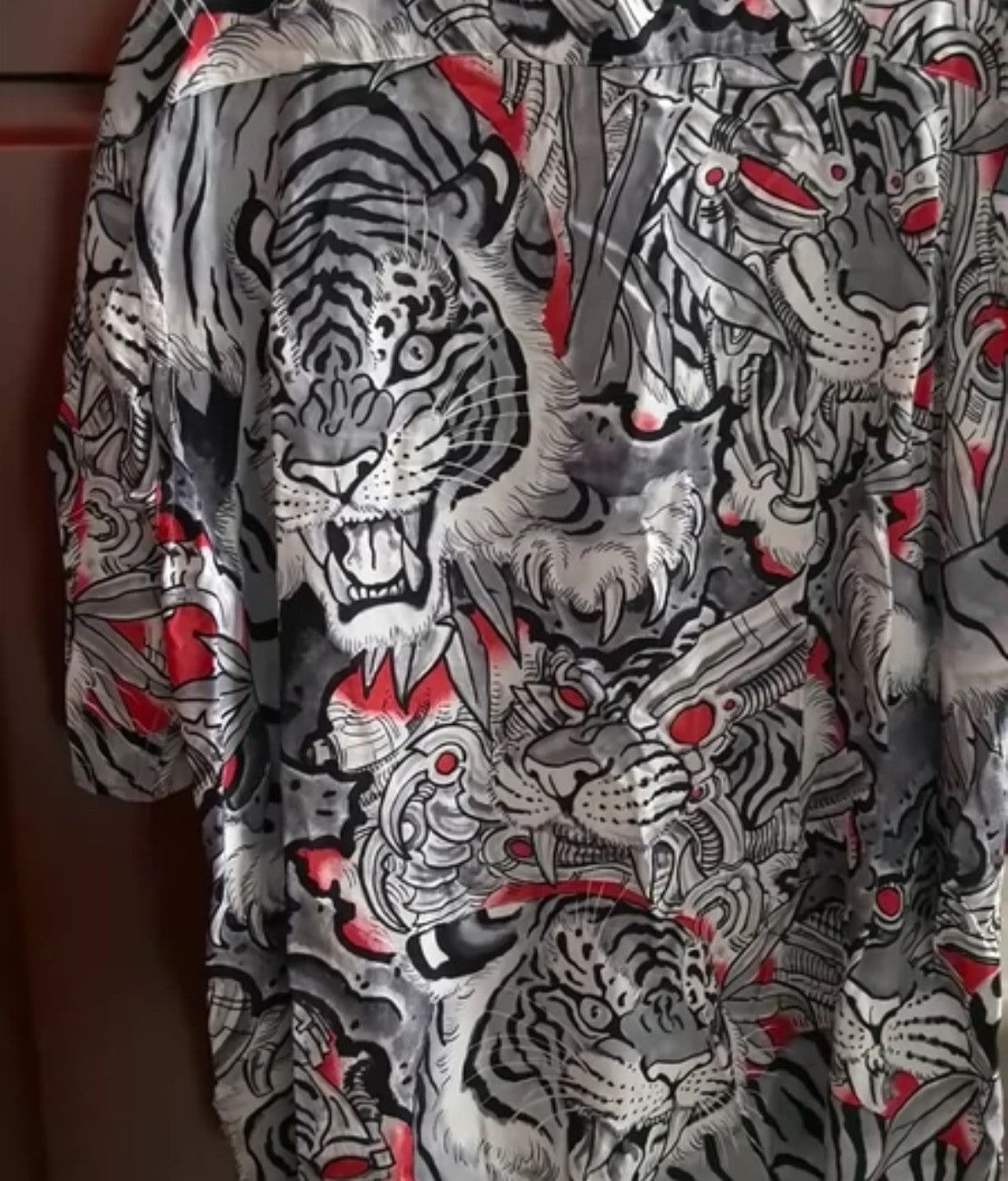 Wacko Maria Wacko Maria top mechanical Tiger rayon shirt - DMC Size US L / EU 52-54 / 3 - 2 Thumbnail