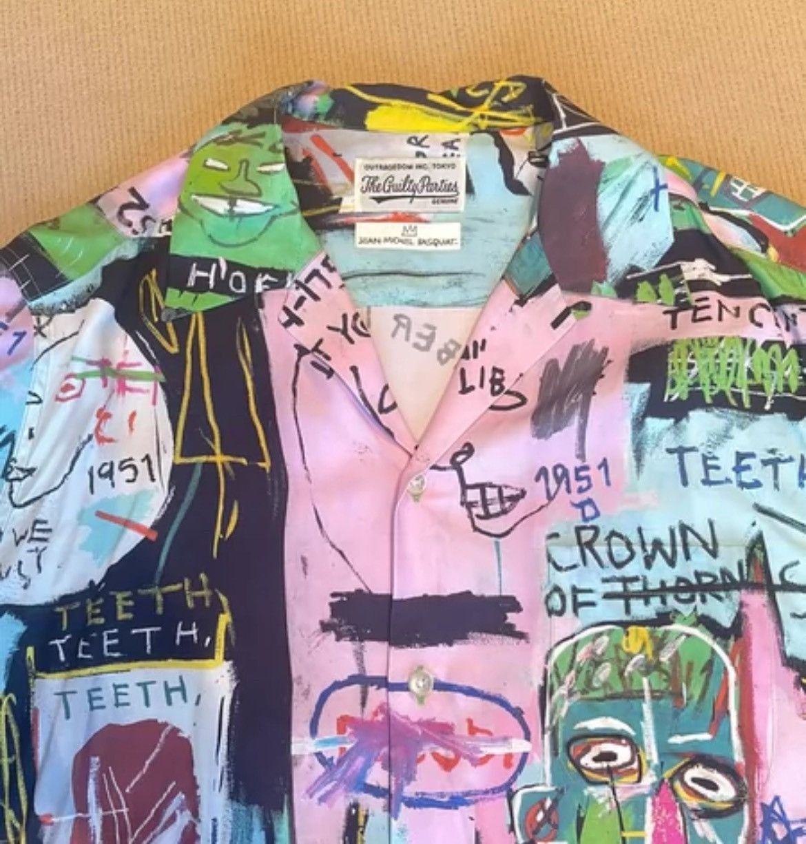 Wacko Maria Wacko Maria shortsleeved shirt Basquiat - DMC Size US L / EU 52-54 / 3 - 2 Thumbnail