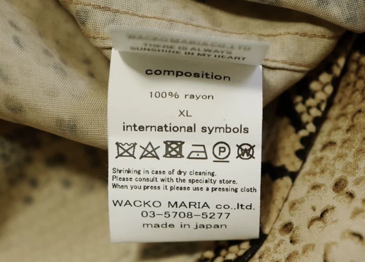 Wacko Maria wacko maria python shortsleeved shirt - DMC Size US XL / EU 56 / 4 - 5 Thumbnail