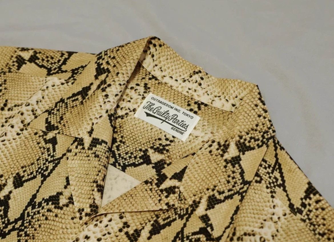 Wacko Maria wacko maria python shortsleeved shirt - DMC Size US XL / EU 56 / 4 - 4 Thumbnail