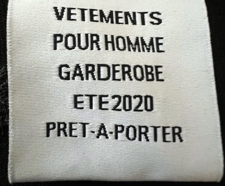 Vetements VETEMENTS Short sleeved Tshirt - DMC Size US S / EU 44-46 / 1 - 5 Thumbnail