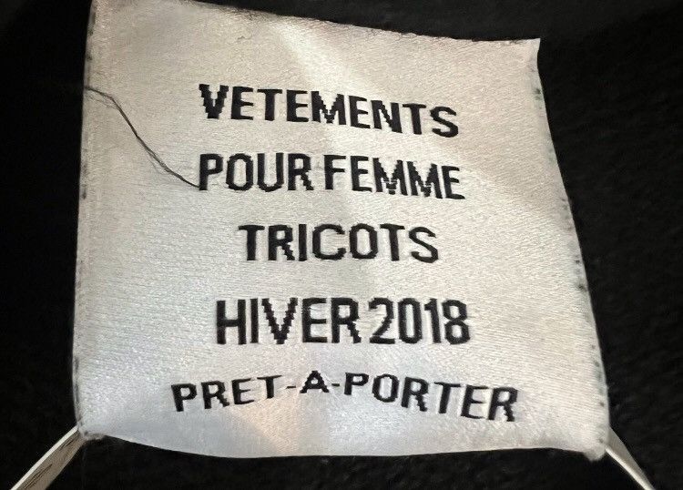 Vetements VETEMENTS 18ss Titanic Thick Hoodie - DMC Size US XS / EU 42 / 0 - 6 Thumbnail