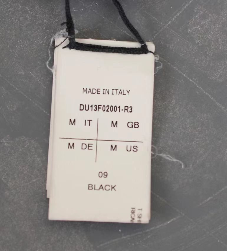 Rick Owens Rick owens drkshdw doubletrack plain black - DMC Size US M / EU 48-50 / 2 - 5 Thumbnail