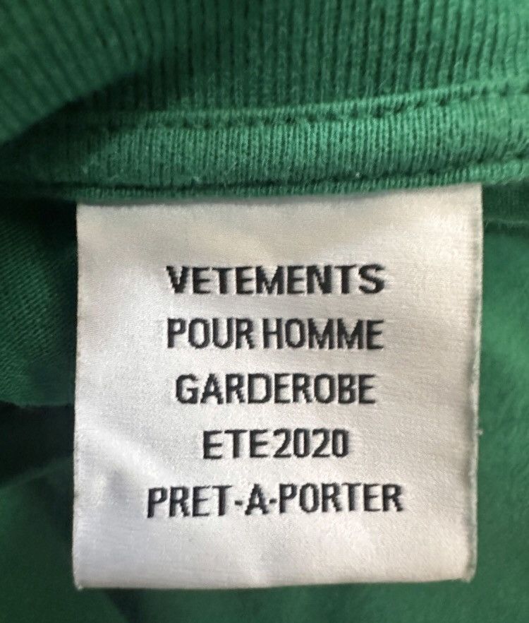 Vetements Vetements 20ss short sleeved - DMC Size US XS / EU 42 / 0 - 4 Thumbnail