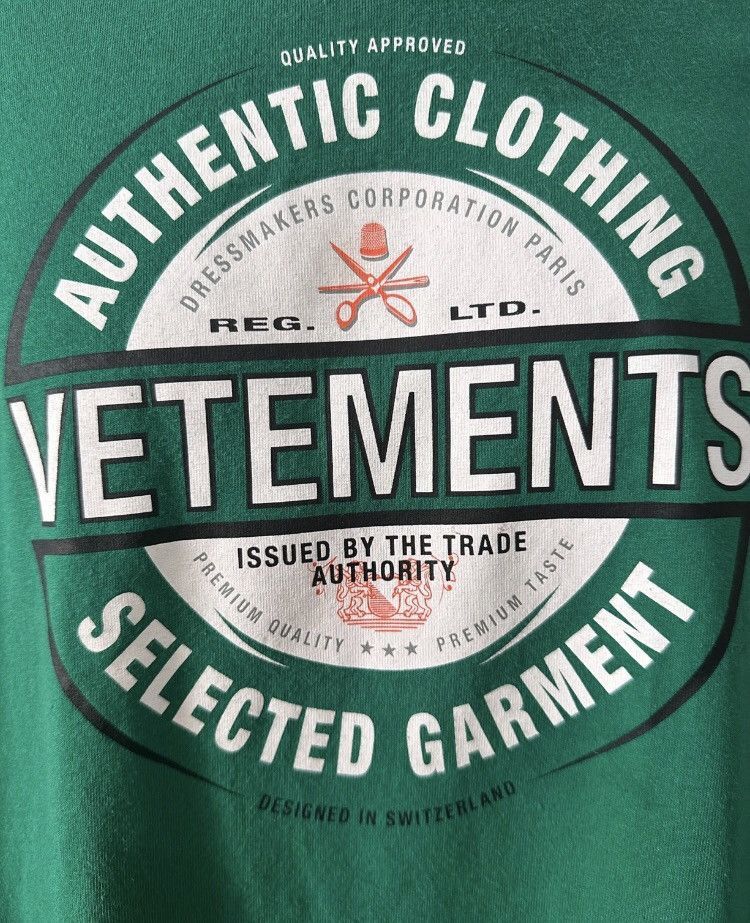 Vetements Vetements 20ss short sleeved - DMC Size US XS / EU 42 / 0 - 2 Thumbnail