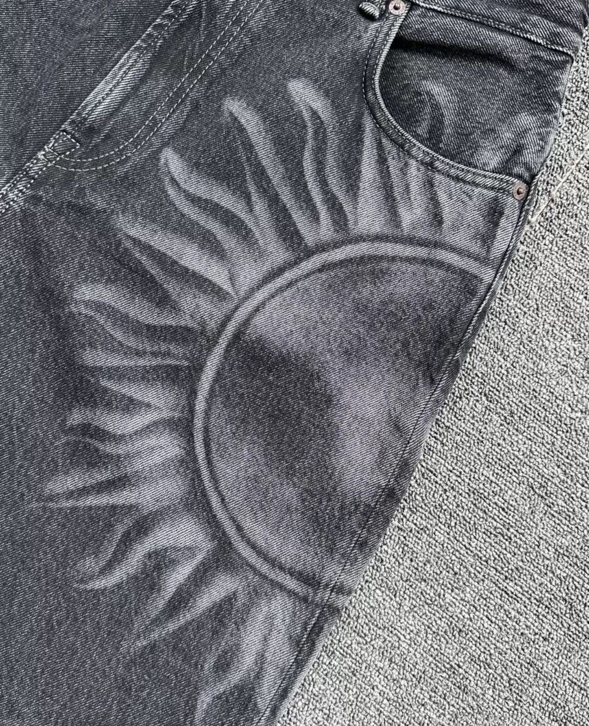 Acne Studios acne 2022m baggy jeans - DMC Size US 31 - 3 Thumbnail