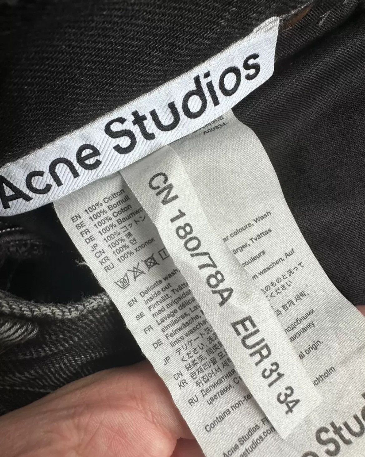 Acne Studios acne 2022m baggy jeans - DMC Size US 31 - 7 Thumbnail