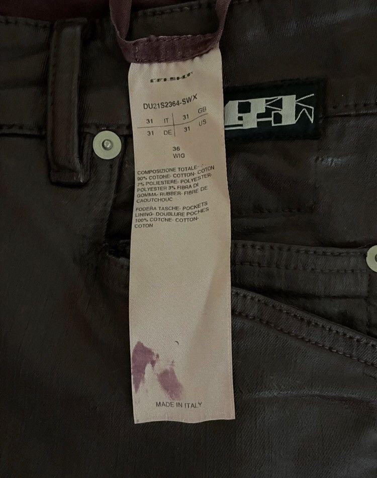 Rick Owens Rick owens brushed wax jeans. - DMC Size US 31 - 3 Thumbnail