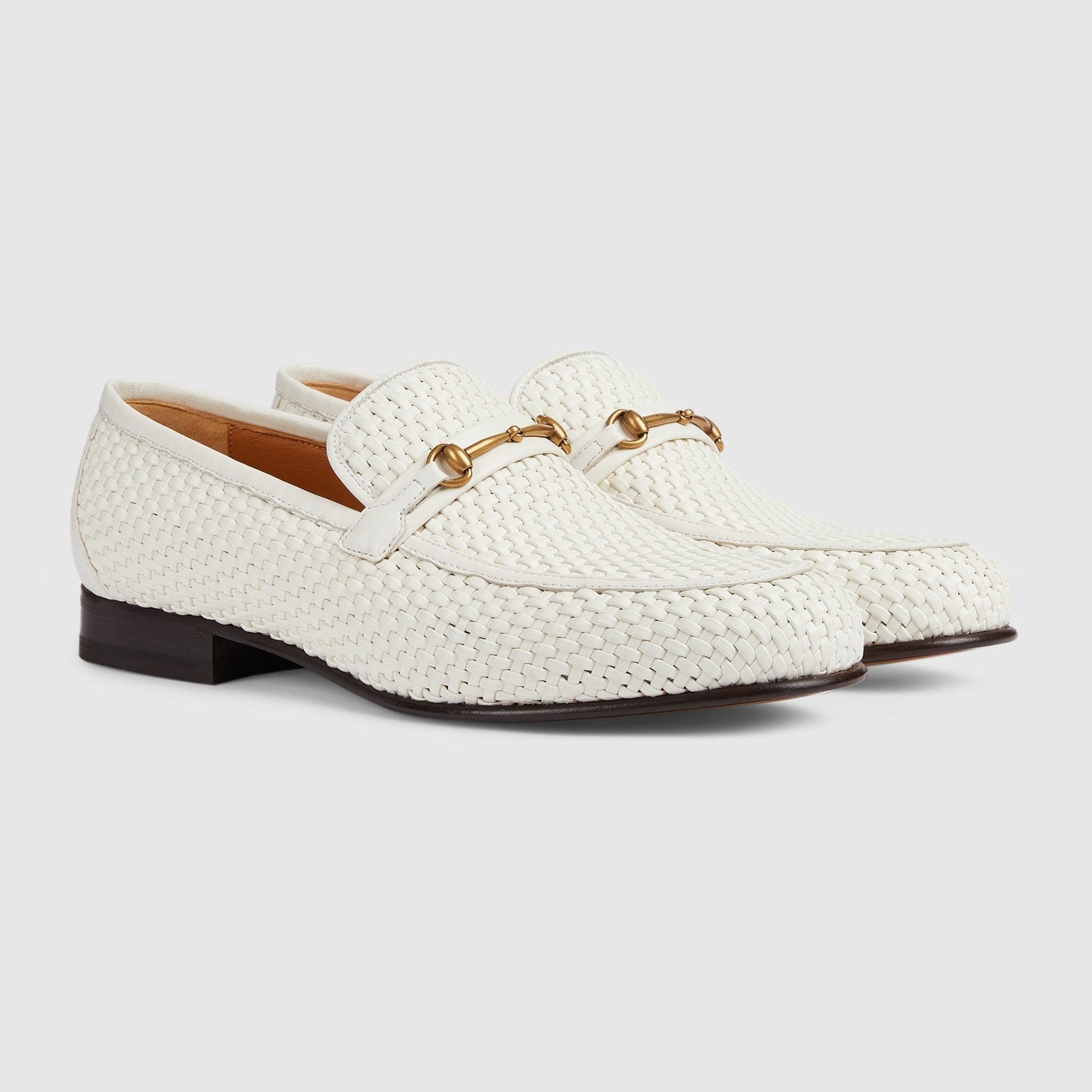 Gucci Horsebit Loafers "White Crochet" Size US 11.5 / EU 44-45 - 2 Thumbnail