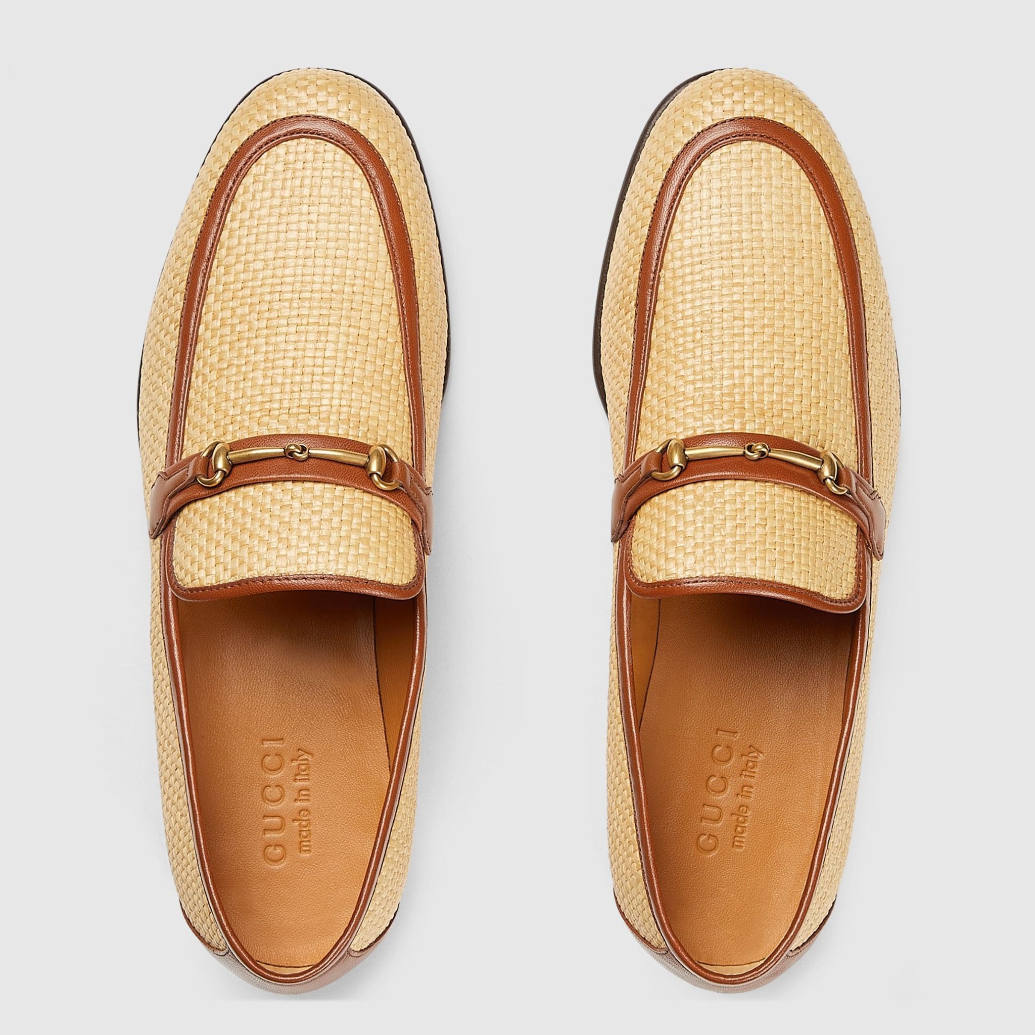 Gucci Horsebit Loafers "Natural Crochet" Size US 12.5 / EU 45-46 - 4 Thumbnail