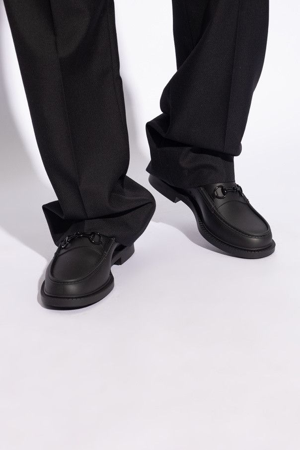 Gucci Rubber Horsebit Loafer in black Size US 13 / EU 46 - 2 Thumbnail