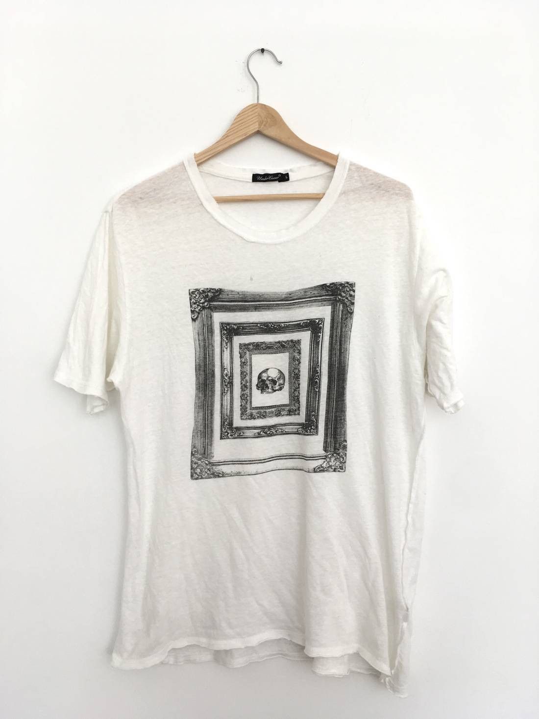 Undercover Distressed Skull Frame T-Shirt SZ L Size US L / EU 52-54 / 3 - 1 Thumbnail