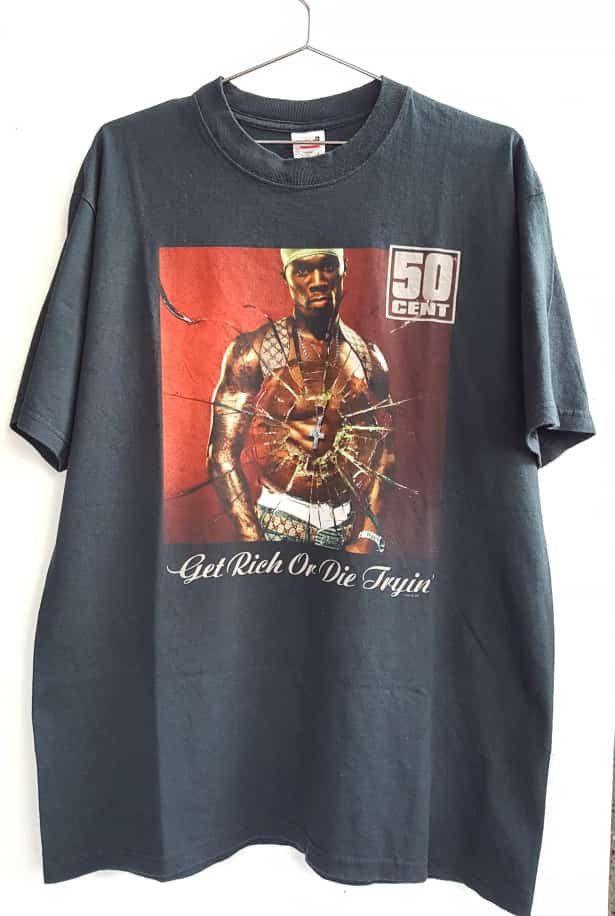 50 Cent × Band Tees 2003 50 Cent Get Rich Or Die Tryin' Tour T