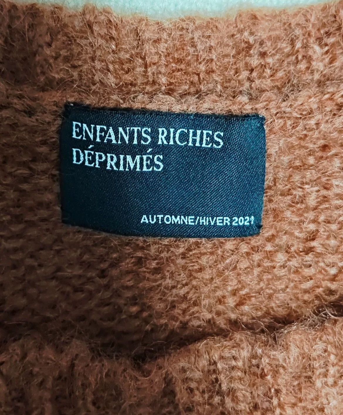 Enfants Riches Deprimes Enfants Riches Deprimes mohair slogan sweater - DMC Size US L / EU 52-54 / 3 - 4 Thumbnail