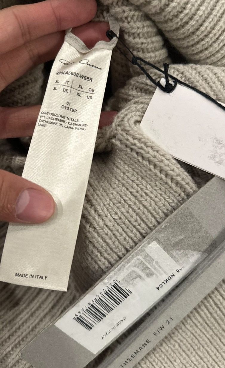 Rick Owens Rick owens banana gray mainline sweater - DMC Size US XL / EU 56 / 4 - 4 Thumbnail