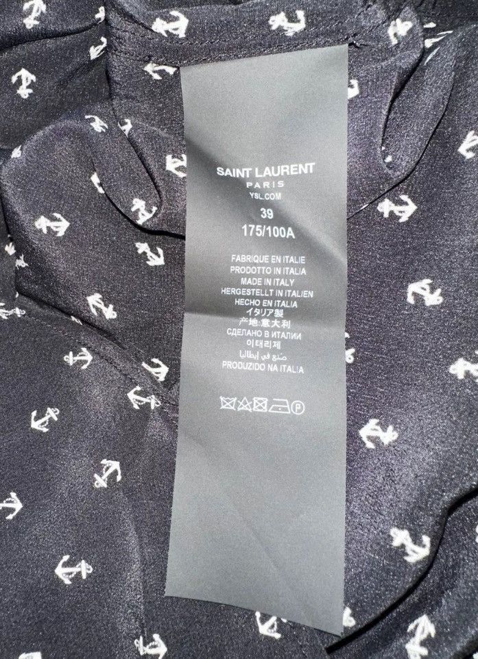 Saint Laurent Paris Saint laurent ysl Ship Riveting Symbol Shirt - DMC Size US M / EU 48-50 / 2 - 7 Thumbnail