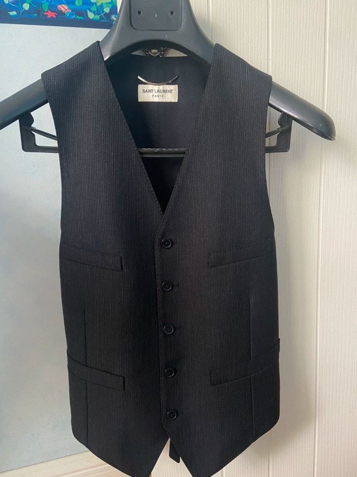 Saint Laurent Paris Saint Laurent fourpocket suit vest - DMC Size US S / EU 44-46 / 1 - 4 Thumbnail