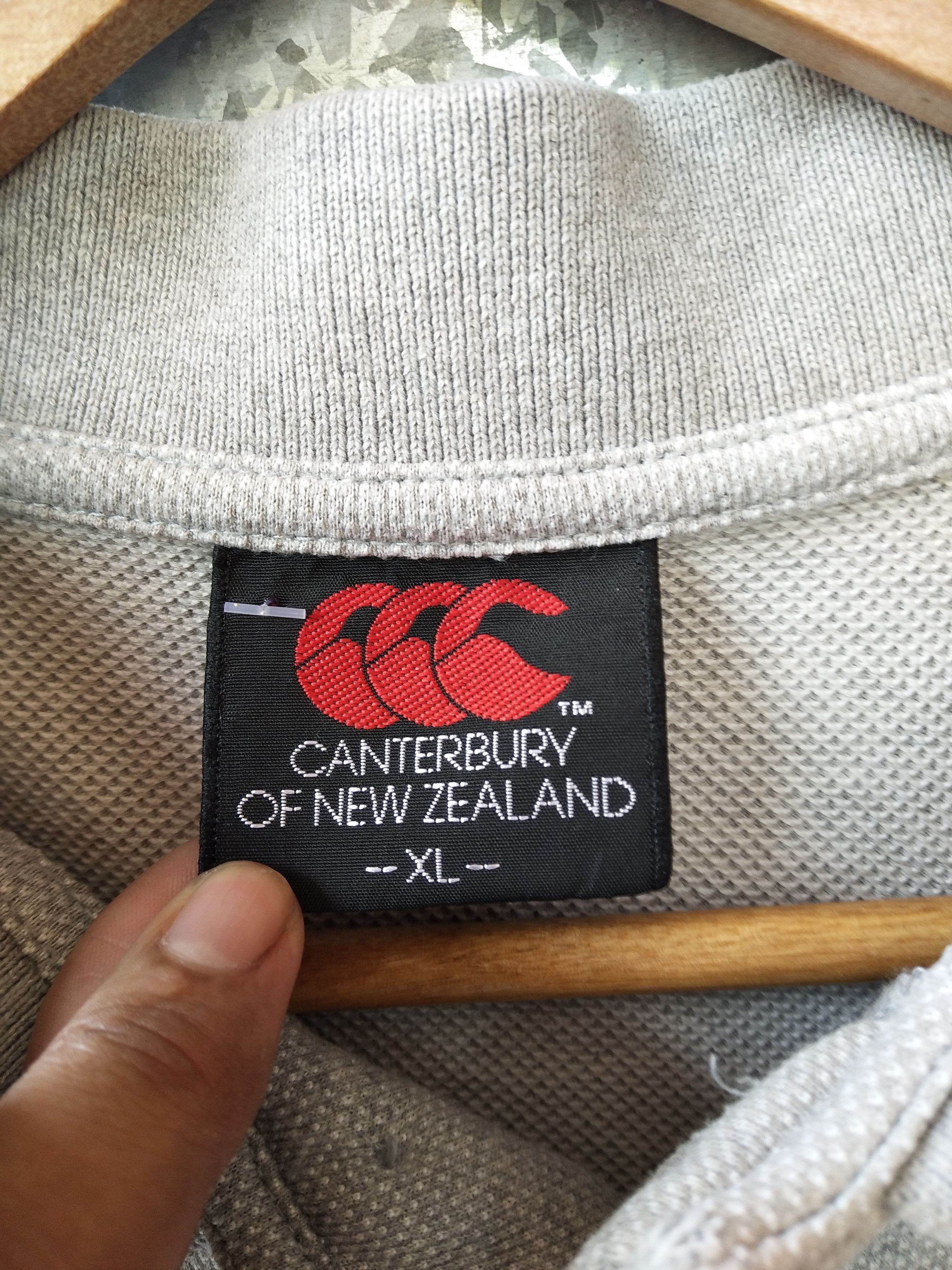 Canterbury of New Zealand 🔥 Vintage Canterbury polo tee spell out big logo Size US L / EU 52-54 / 3 - 4 Thumbnail