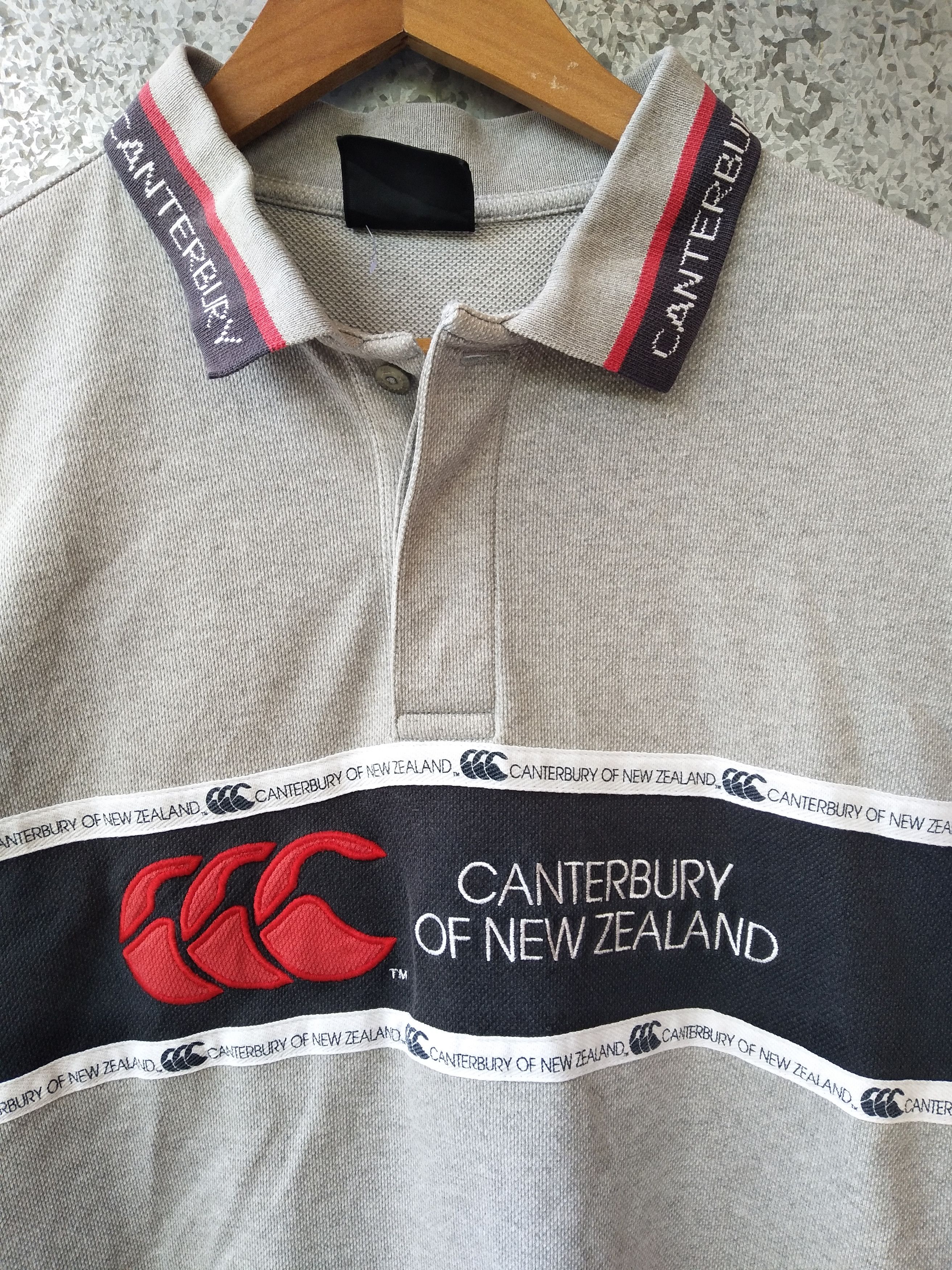 Canterbury of New Zealand 🔥 Vintage Canterbury polo tee spell out big logo Size US L / EU 52-54 / 3 - 3 Thumbnail