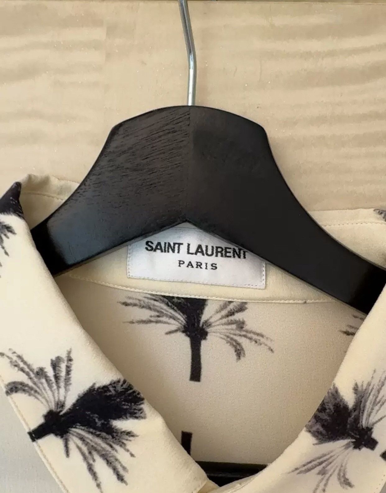 Saint Laurent Paris Saint Laurent YSL shortsleeved silk shirt - DMC Size US M / EU 48-50 / 2 - 2 Thumbnail