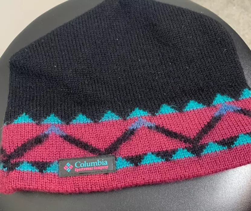 Columbia × Vintage Vintage Columbia Argyle Wool Beanie Size ONE SIZE - 3 Thumbnail