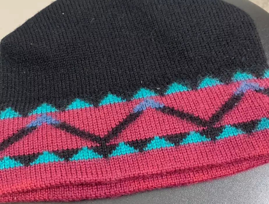 Columbia × Vintage Vintage Columbia Argyle Wool Beanie Size ONE SIZE - 2 Thumbnail