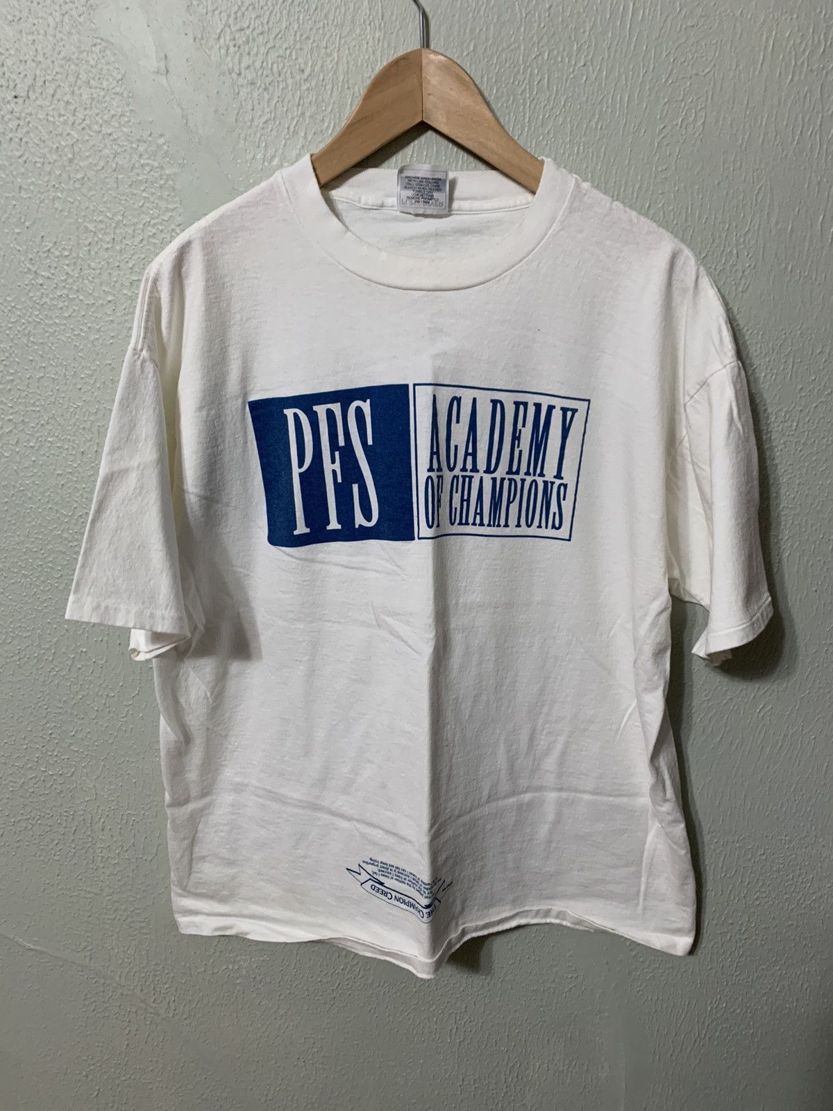 Champion Tee Shirt Vintage Vintage PFS Academy of Champions Tee Grailed