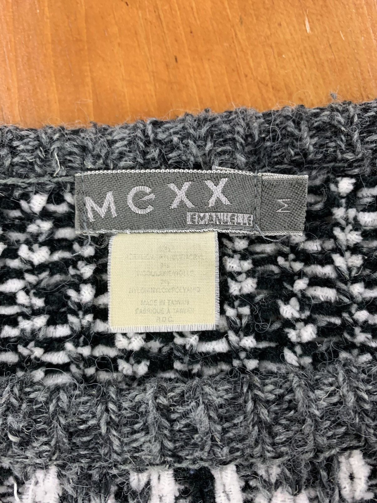 Vintage Vintage Static Diamond Shaggy Knit Sweater Size US M / EU 48-50 / 2 - 4 Thumbnail
