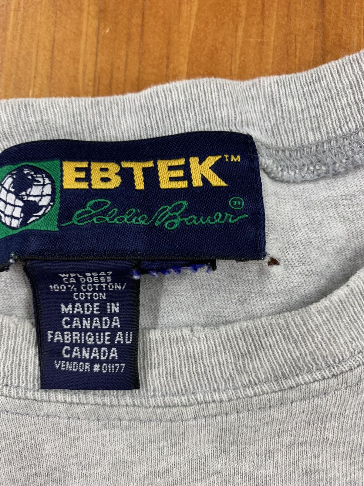 Eddie Bauer × Vintage Vintage Eddie Bauer Ebtek Cricket Tee Size US L / EU 52-54 / 3 - 3 Thumbnail